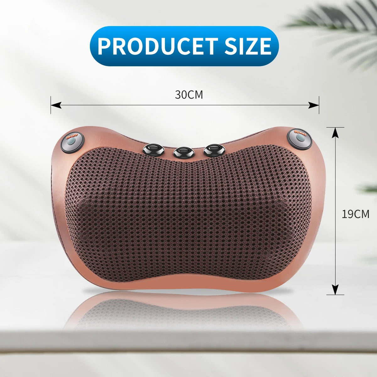 Head Neck Shoulder Back Massage Pillows Kneading Infrared therapy shiatsu  relaxation pillow massager